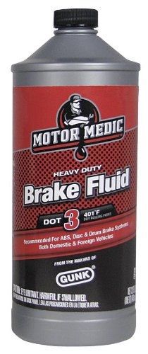 Motor medic by gunk m4432 dot 3 heavy duty brake fluid - 32 oz.