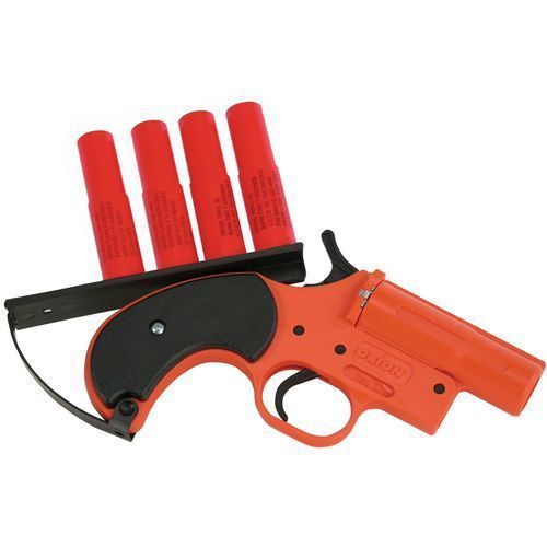 Orion alerter basic-4 12-gauge launcher and red flare/aerial signal