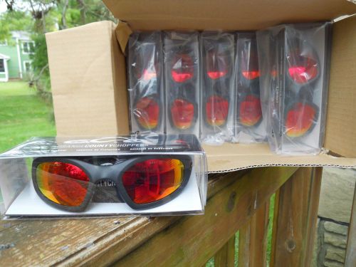 Sunglasses  ( 7 )  &#039;orange co. choppers&#039; protective eyewear red multi mirrored