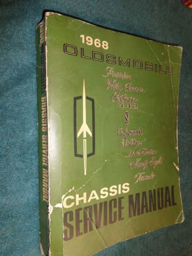 1968 oldsmobile shop book / original cutlass 88 98 toronado 442+ service manual