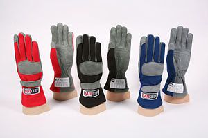 Racequip single layer sfi 3.3/1 driving racing gloves choice of size &amp; color