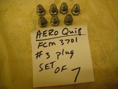 7   areo quip  #3  plugs # 3701