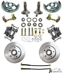 64-72 chevy chevelle mbm front 11&#034; disc brake conversion kit w/ stock spindles