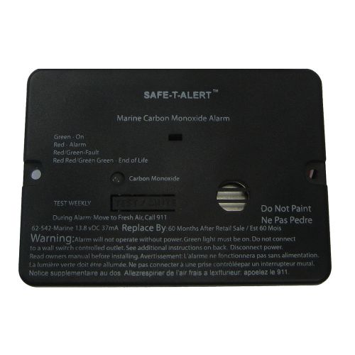 Safe-t-alert 62 series carbon monoxide alarm w/relay - 12v - 62-542-marine-ply