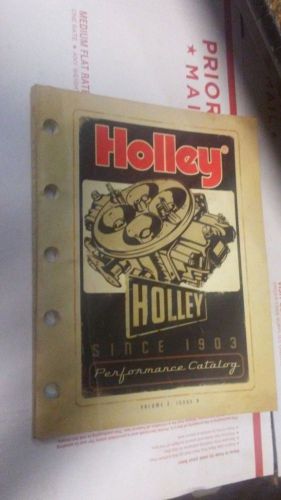 Holley  performance parts catalog 2008 carburetor car truck racing 2 4 barrel
