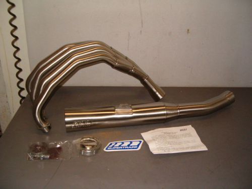 Supertrapp superlight series 4 into 1 exhaust for 1989-1990 kawasaki zx7 - new!!