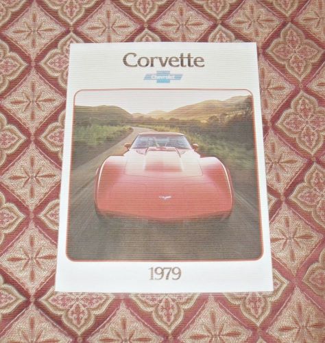 Chevrolte corvette 1979 dealer sales brochure