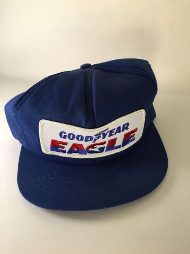 Vintage goodyear eagle hat mesh trucker snapback adjustable baseball cap patch