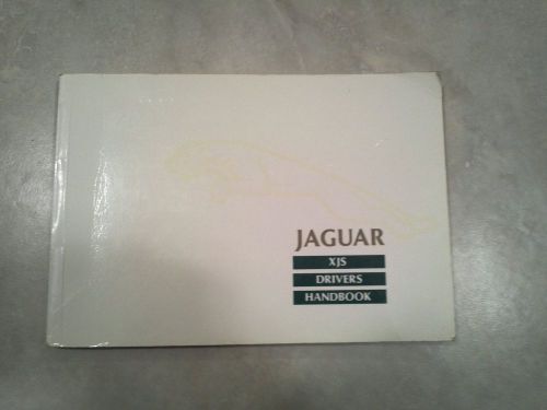 Jaguar xjs drivers handbook part# akm 9157 ed. 4
