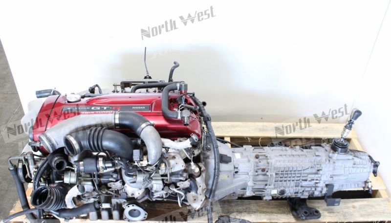 1999-2002 nissan skyline gtr r34 rb26dett turbo engine swap 2.6l