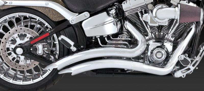 Vance & hines big radius 2-into-2 exhaust system harley softail breakout 2013