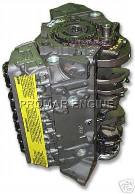 Reman 96-02 gm 5.7 chevy 350 vortec 4 bolt long block engine