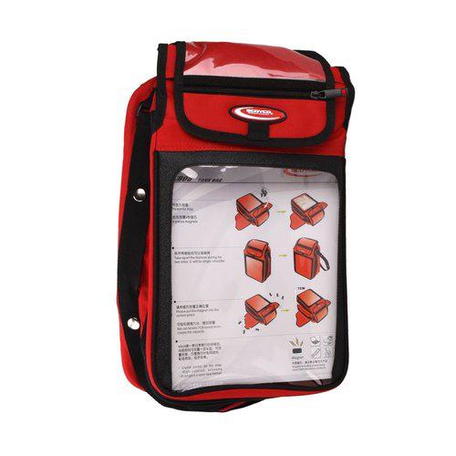 New textile magnetic motorcycle riding tank bag backpack mb08 red