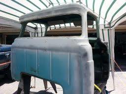 1959 ford f100 cab big window bare cab with clutch pedal (factory manual)