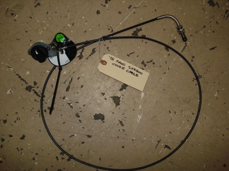 2005 05 kawasaki sxr 800 sxr800 750 sx sxi choke cable assembly with knob