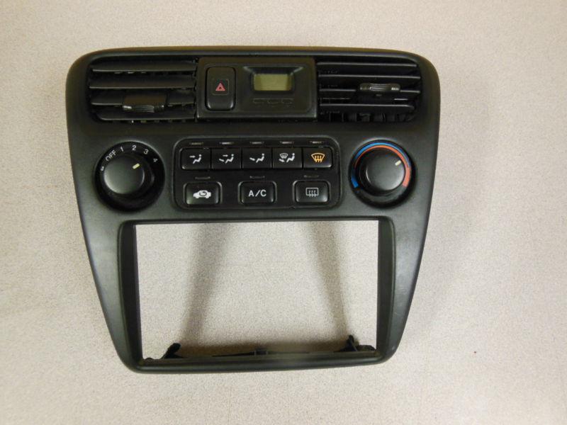 1998-2000 honda accord radio bezel heater climate control vents dash clock