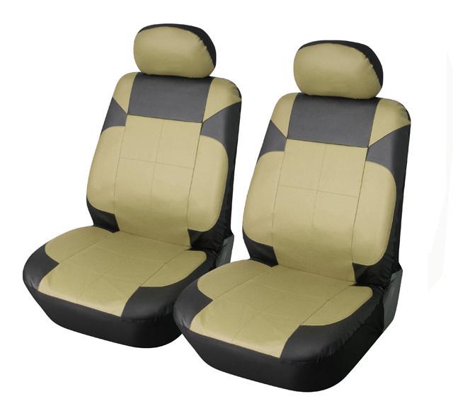 Front car seat covers compatible with ford 153 bktan