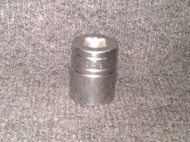 Snap-on 1/2" drive 7/8" 6 point shallow socket tw281 pic+652