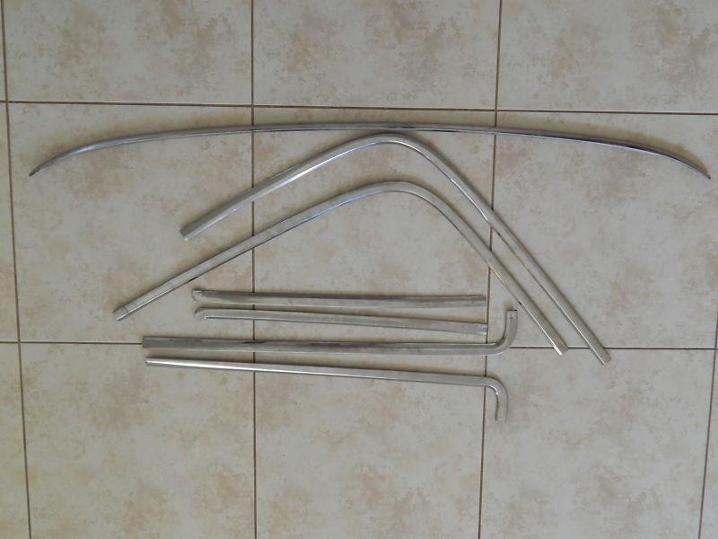 1968-1972 chevelle front and rear windshield trim   