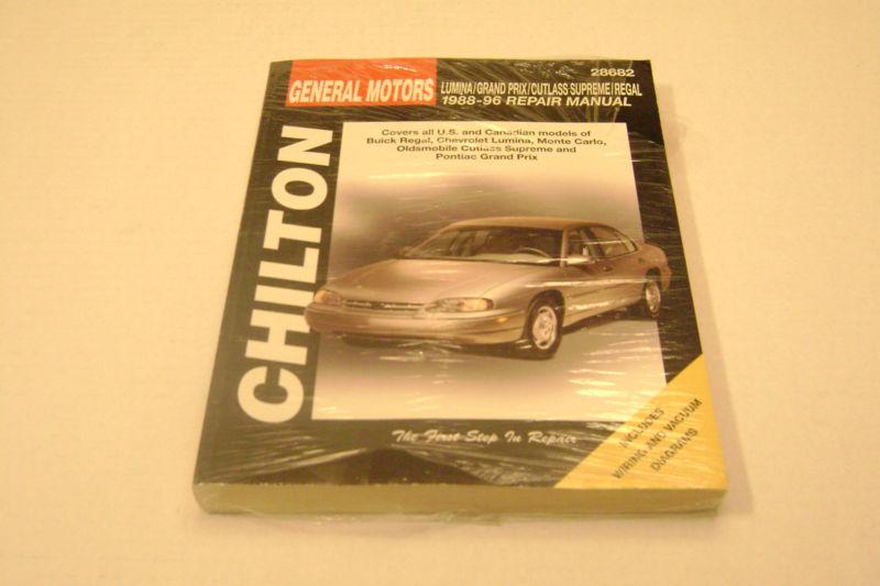 Chilton repair manual #28682 gm lumina/ grand prix/ cutlass supreme/ regal