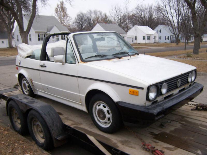Parting out: 1990 vw cabriolet volkswagen mk1 a1 rabbit convertible