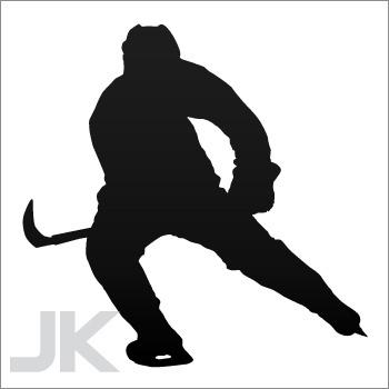 Sticker decals ice hockey player 0502 zab2f