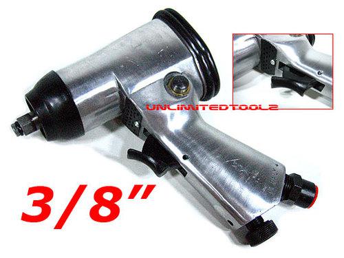 3/8" dr air impact wrench pistol type automotive repair tool home/business hd