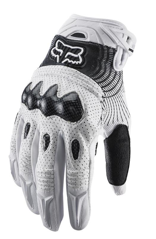 Fox racing 2014 bomber glove white/black