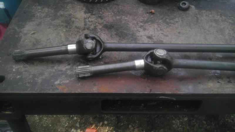  chevy gmc closed knuckle dana 44  right & left axle shaft inner & outer axles