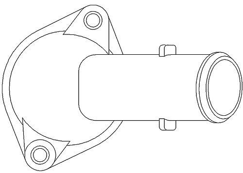 Acdelco oe service 15-80773 thermostat housing/water outlet