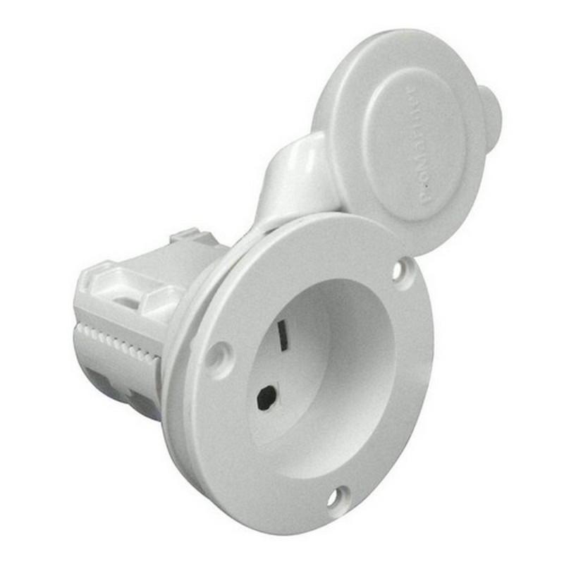 White promariner 51200 ac inlet plug holder