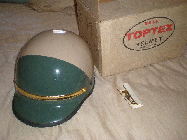 Mint riot patrol helmet sheriff bell vintage toptex police california 
