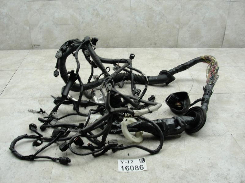 2007 08 g35 sedan automatic engine motor wire wiring harness cable connector