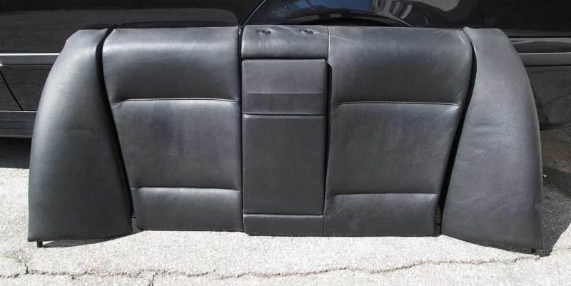 Bmw e46 3-series 4dr sedan rear fold-down seat back black leather 1999-2005 used