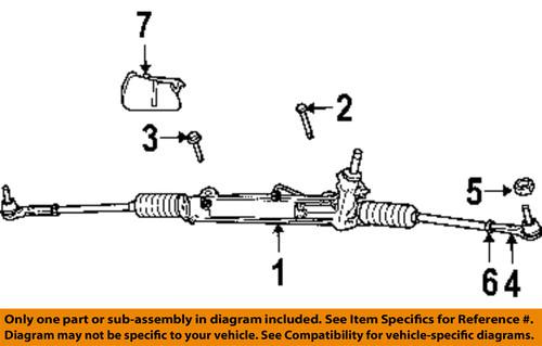 Chrysler oem 6101993 steering gear-gear assembly screw