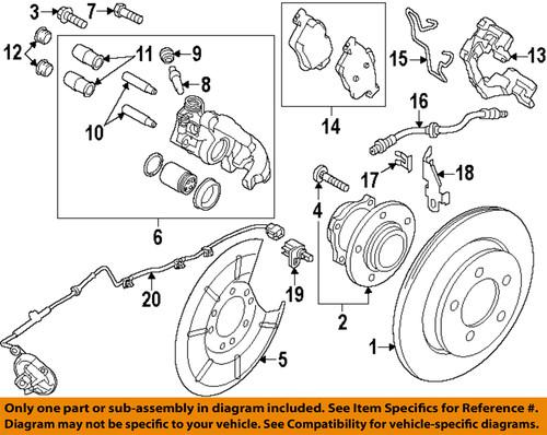 Mazda oem bpyk26380a disc brake pad retaining clip/brake anti-rattle spring