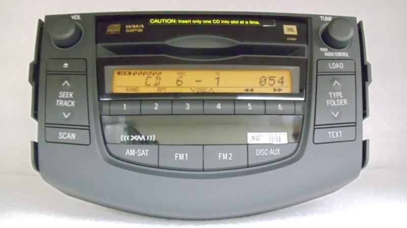 Toyota rav4 radio 6 cd changer player jbl 86120-0r090 2006-2011 rav 4