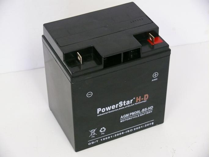 Powerstar® replacement battery for deka sports power etx-30l 