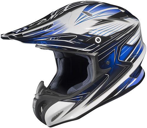 Hjc rpha-x factor off road motocross helmet blue size x-large