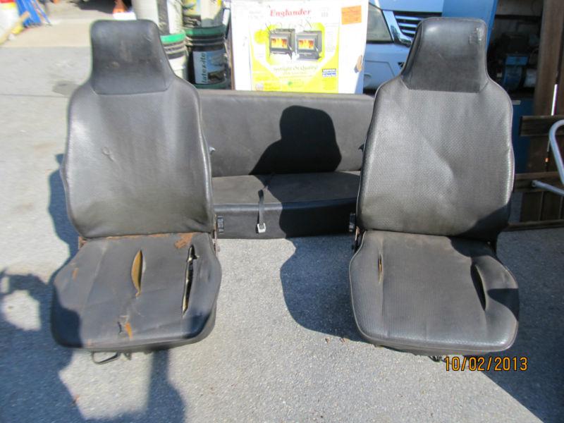 1976 vw beetle front and rear seats