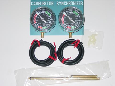 Vacuum carburetor synchronizer carb sync gauge 2 cylinder bike honda cb cl 350