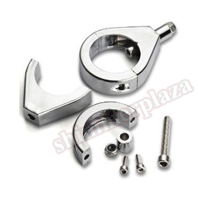 New aluminum 39mm turn signal light relocation fork mounts clamps for harley 