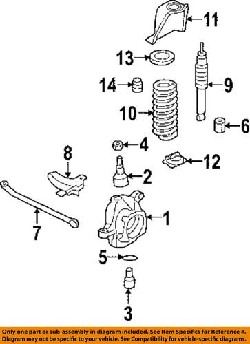 Ford oem 5c3z3b440eee front suspension-camber kit
