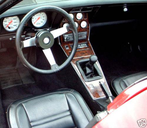 Chevrolet chevy corvette vette wood dash trim kit set c3 c-3 c 3 1980 1981 1982