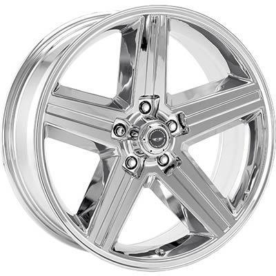 Motegi wheel iroc replica aluminum chrome 18" x 8" 5 x 4.75" bolt circle each