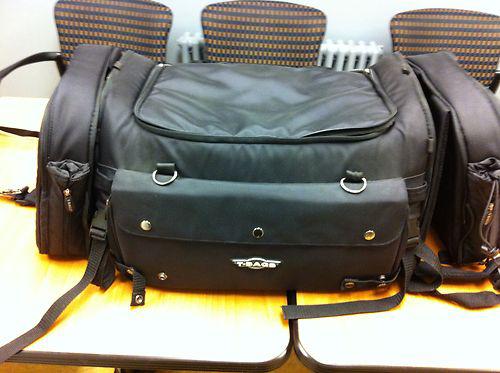 T bag t-bags tb1010 dakota rack pack harley touring pak luggage bag