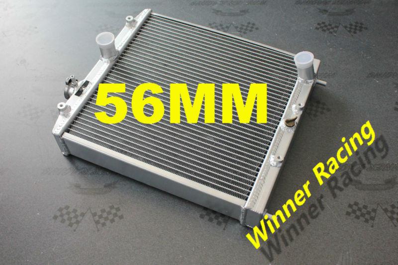 56mm 2 rows aluminum radiator honda civic sir/ii/type-r/vti b16 vtec 1992-2000