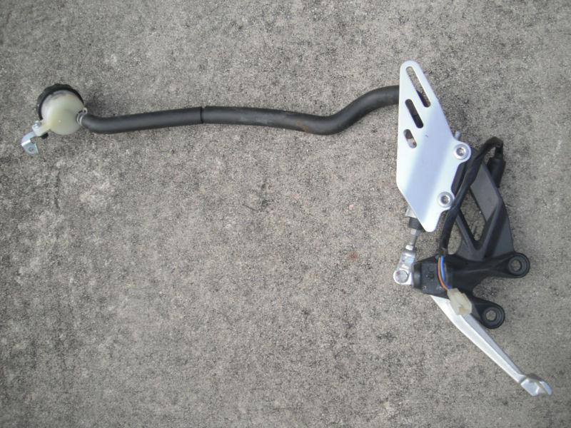 08 zx-14 zx14 rear set and master cylinder