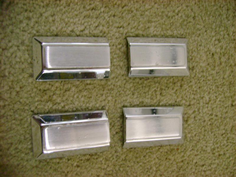 1969 1970 cadillac deville door panel pull handle trim beauty covers chrome