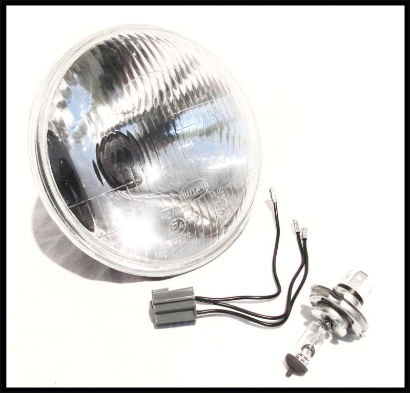 Triumph, norton, bsa  7" lucas replacement halogen headlight conversion kit 